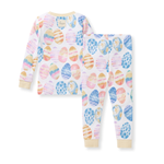 Load image into Gallery viewer, Easter Eggs Organic Cotton Two-Piece Pajamas
