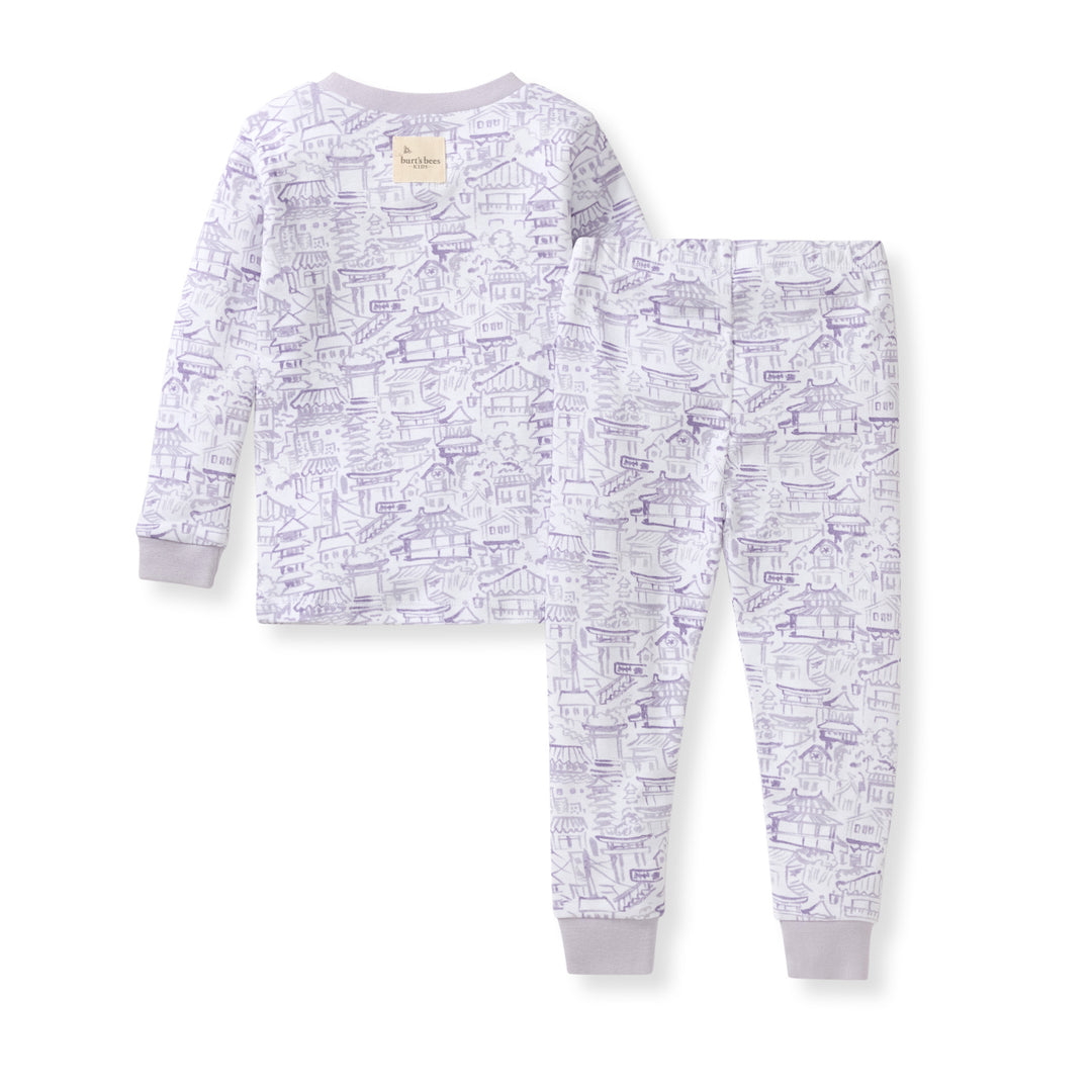 Kyoto Organic Cotton Two-Piece Pajamas
