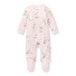 Load image into Gallery viewer, Karate Creatures Organic Cotton Sleep &amp; Play - Chalky Pink