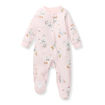 Load image into Gallery viewer, Karate Creatures Organic Cotton Sleep &amp; Play - Chalky Pink