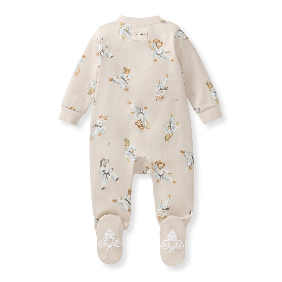 Karate Creatures Organic Cotton Sleep & Play - Rain Cloud