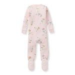 Load image into Gallery viewer, Karate Creatures Organic Cotton Sleeper - Chalky Pink
