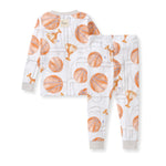 Load image into Gallery viewer, Basketball Court Organic Cotton Two-Piece Pajamas