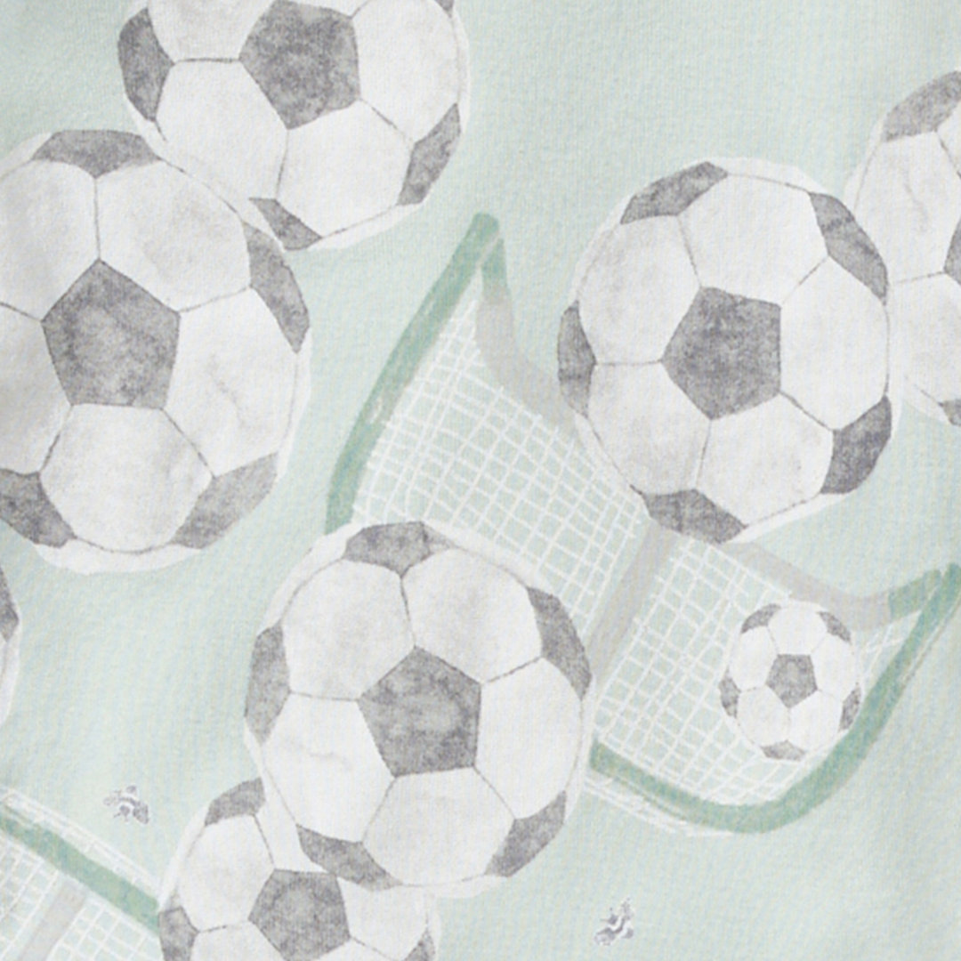 Soccer Goal Organic Cotton Two-Piece Pajamas