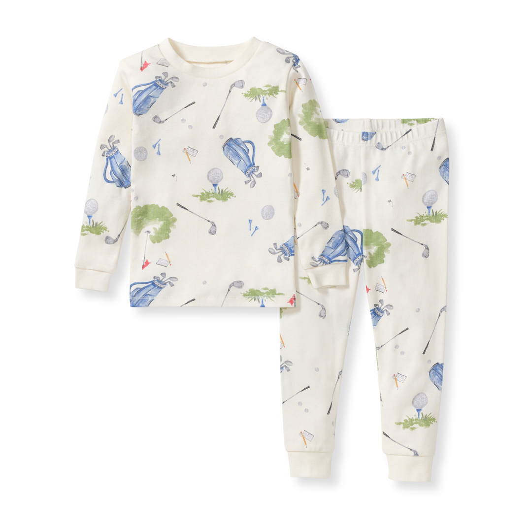 Little Golfer Organic Cotton Two-Piece Pajamas