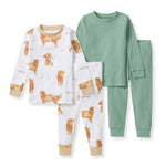 Load image into Gallery viewer, Golden Retriever Organic Cotton Two-Piece Pajamas