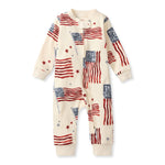 Load image into Gallery viewer, American Flag Organic Cotton Sleep &amp; Play