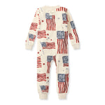 Load image into Gallery viewer, American Flag Organic Cotton Sleeper
