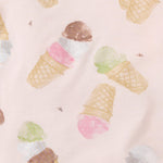Load image into Gallery viewer, Ice Cream Cone Honeysoft™ Footless Baby Sleeper