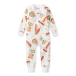 Load image into Gallery viewer, Hot Dogs &amp; Hamburgers Honeysoft™ Footless Baby Sleeper