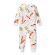 Hot Dogs & Hamburgers Honeysoft™ Footless Baby Sleeper
