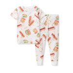 Load image into Gallery viewer, Hot Dogs &amp; Hamburgers Honeysoft™ Two-Piece Pajamas