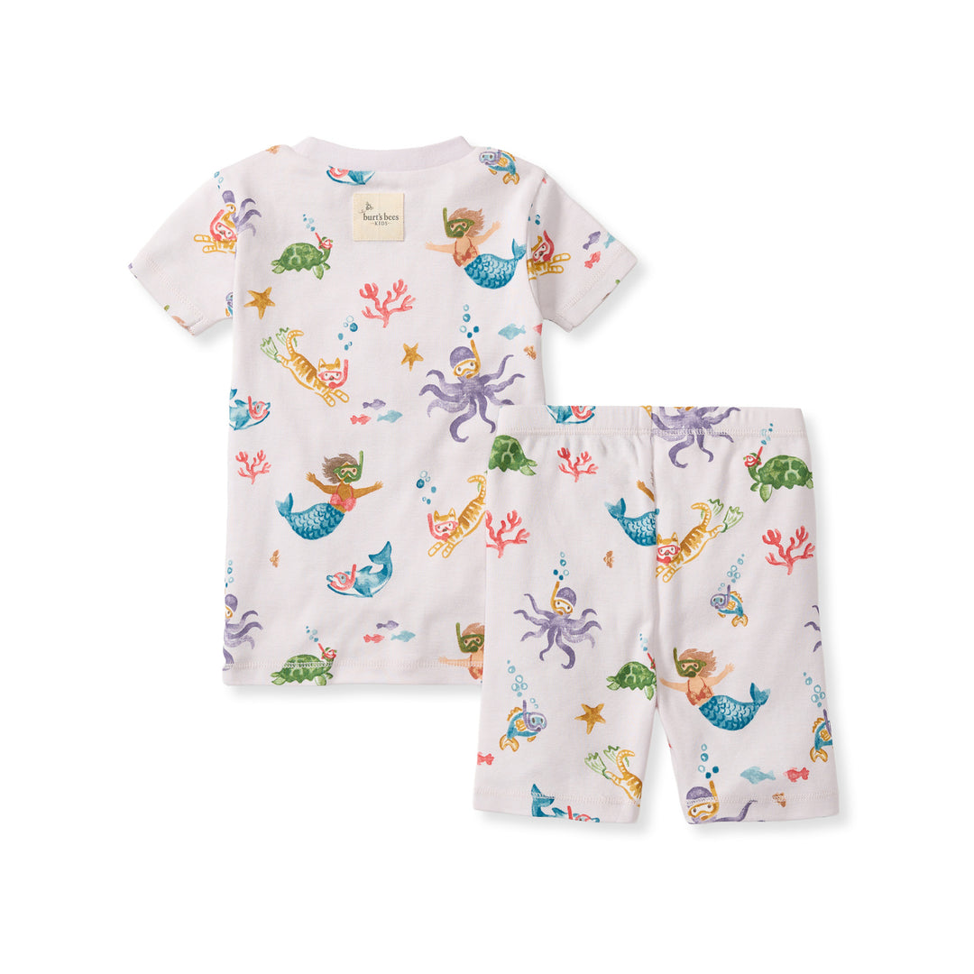 Snorkeling Friends Organic Cotton Two-Piece Pajamas