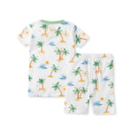 Load image into Gallery viewer, Beachy Palms Organic Cotton Two-Piece Pajamas