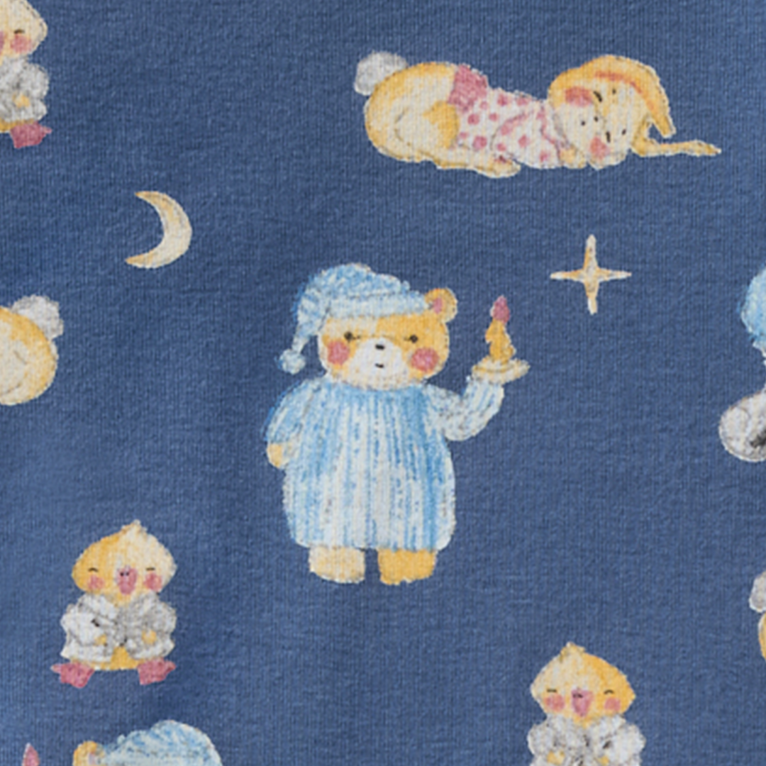Good Night Mrs. Bear Organic Cotton Two-Piece Pajamas