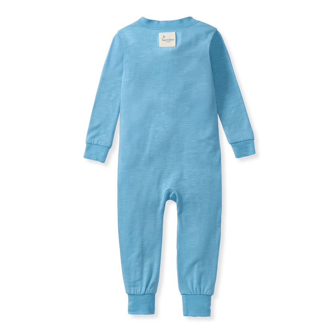 Honeysoft™ Footless Baby Sleeper - Blue Sea Ocean