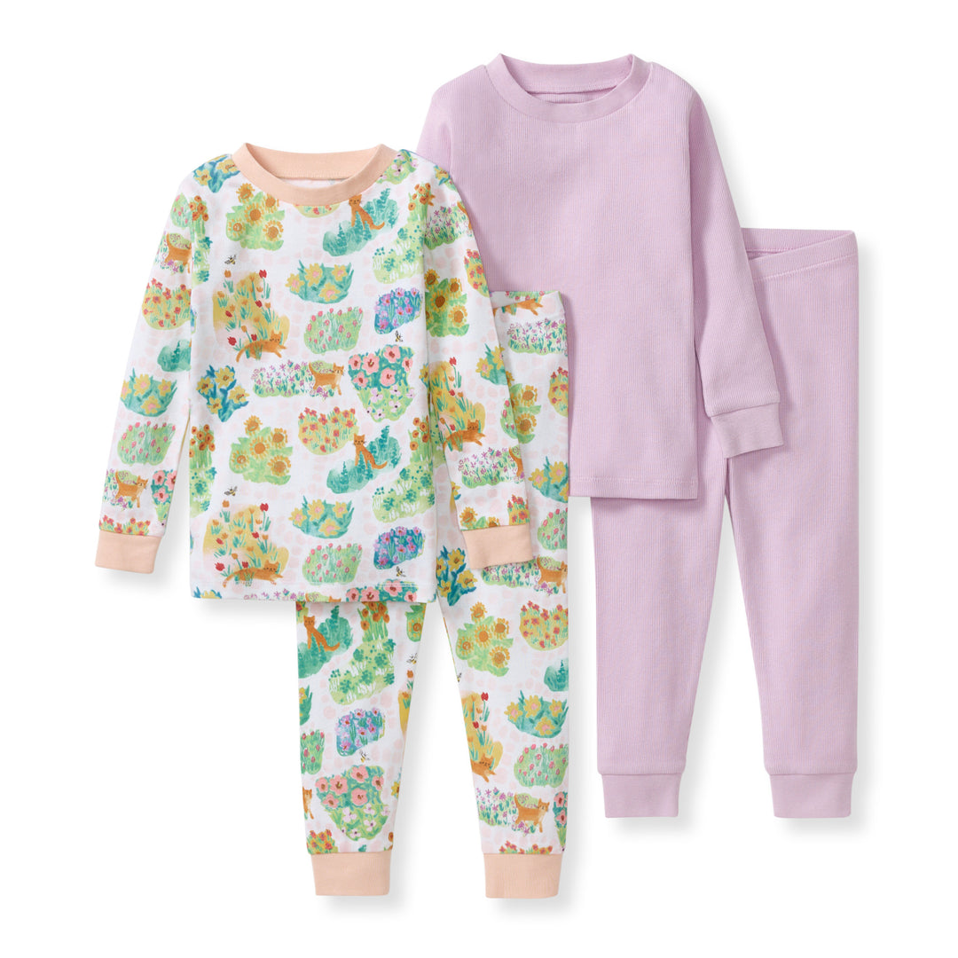 Garden Paths Organic Cotton Two-Piece Pajamas