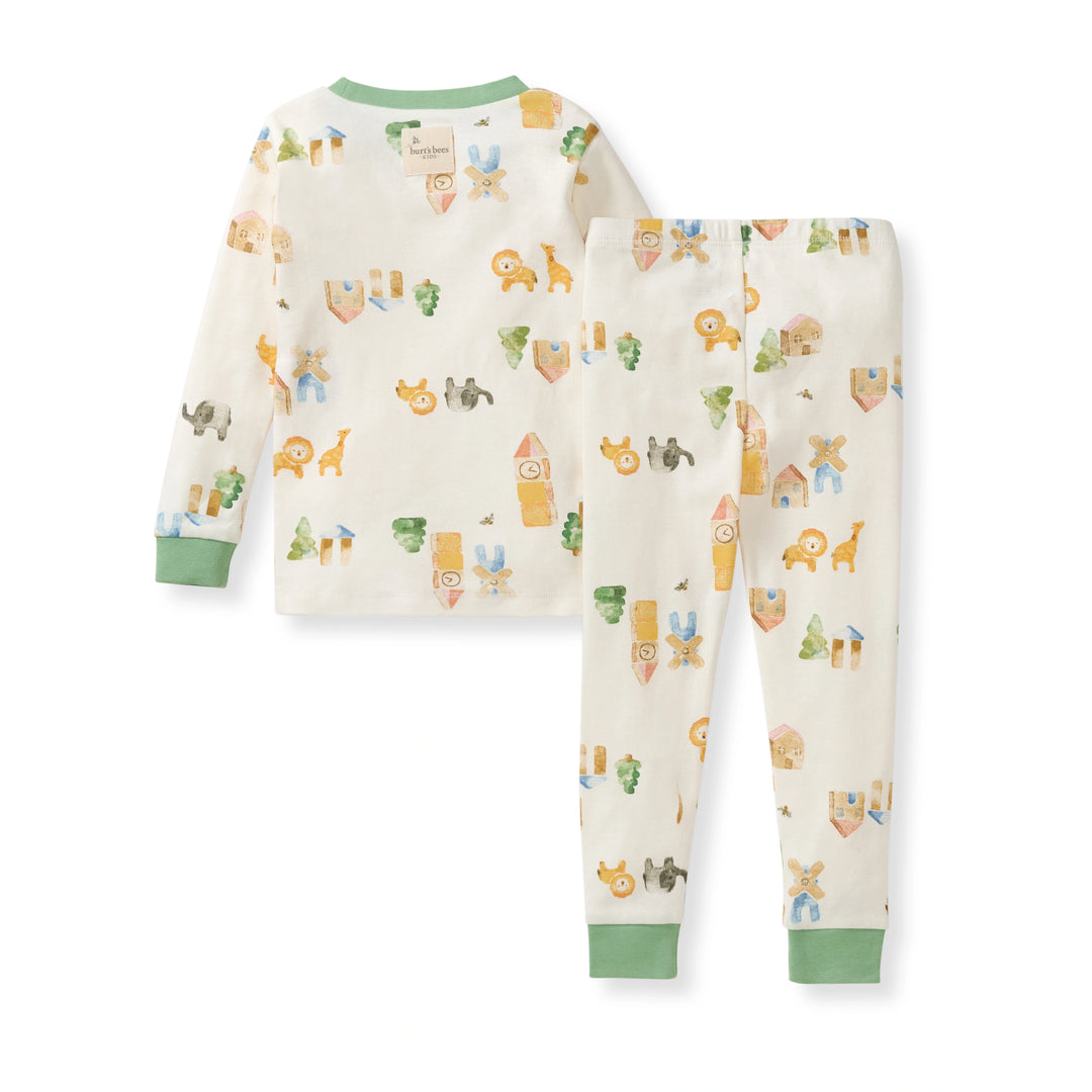 Block Village Organic Cotton Two-Piece Pajamas