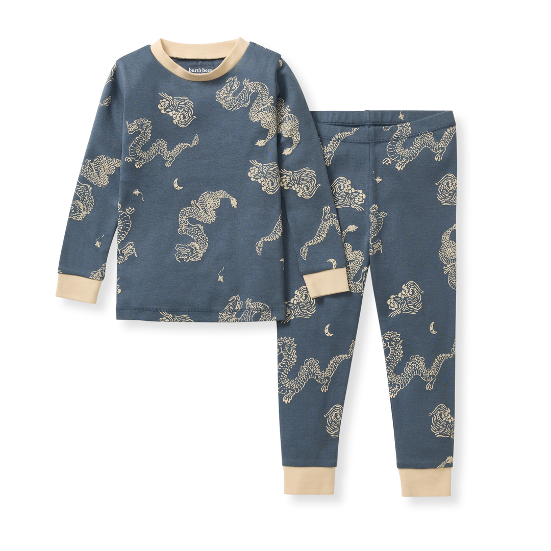 Sea Dragons Organic Cotton Two-Piece Pajamas