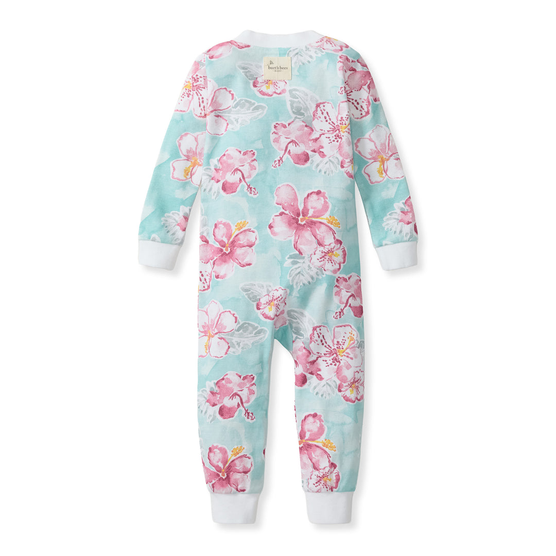 Painted Hibiscus Organic Cotton Sleeper