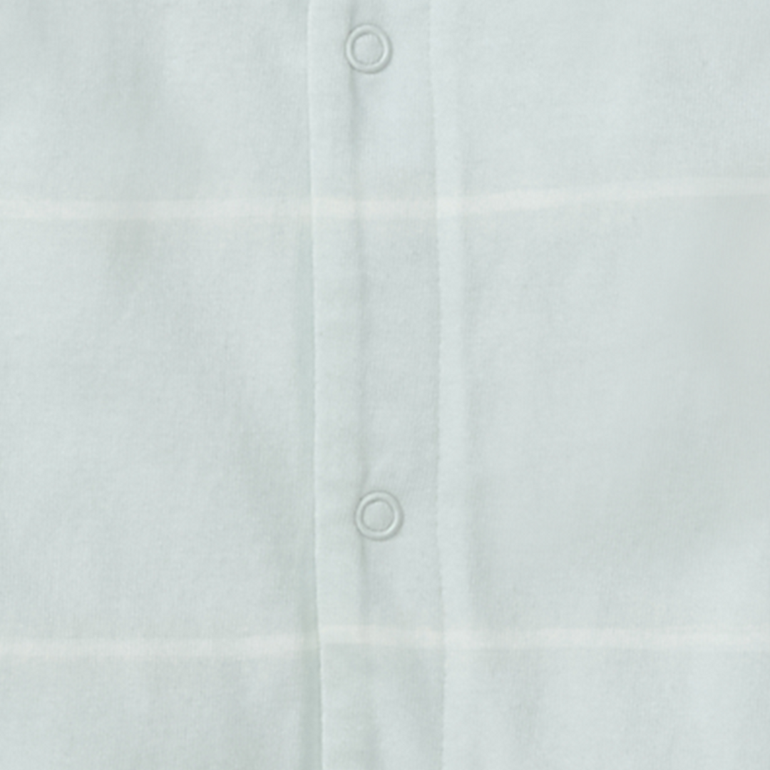 Baby Boy Blue Stripe Jumpsuit & Hat Set