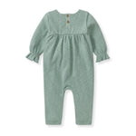 Load image into Gallery viewer, Chunky Slub Baby Girl Jumpsuit