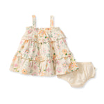 Load image into Gallery viewer, Mediterranean Floral Organic Dress