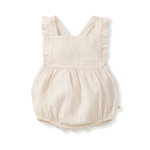 Load image into Gallery viewer, Crinkle Muslin Bubble Romper