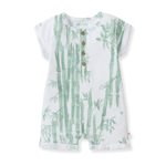 Load image into Gallery viewer, Bamboo Forest Baby Boy Romper