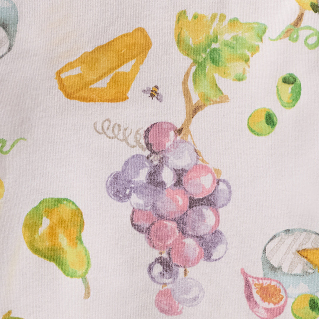 Grazing Grapes Organic Cotton Sleeper Footed