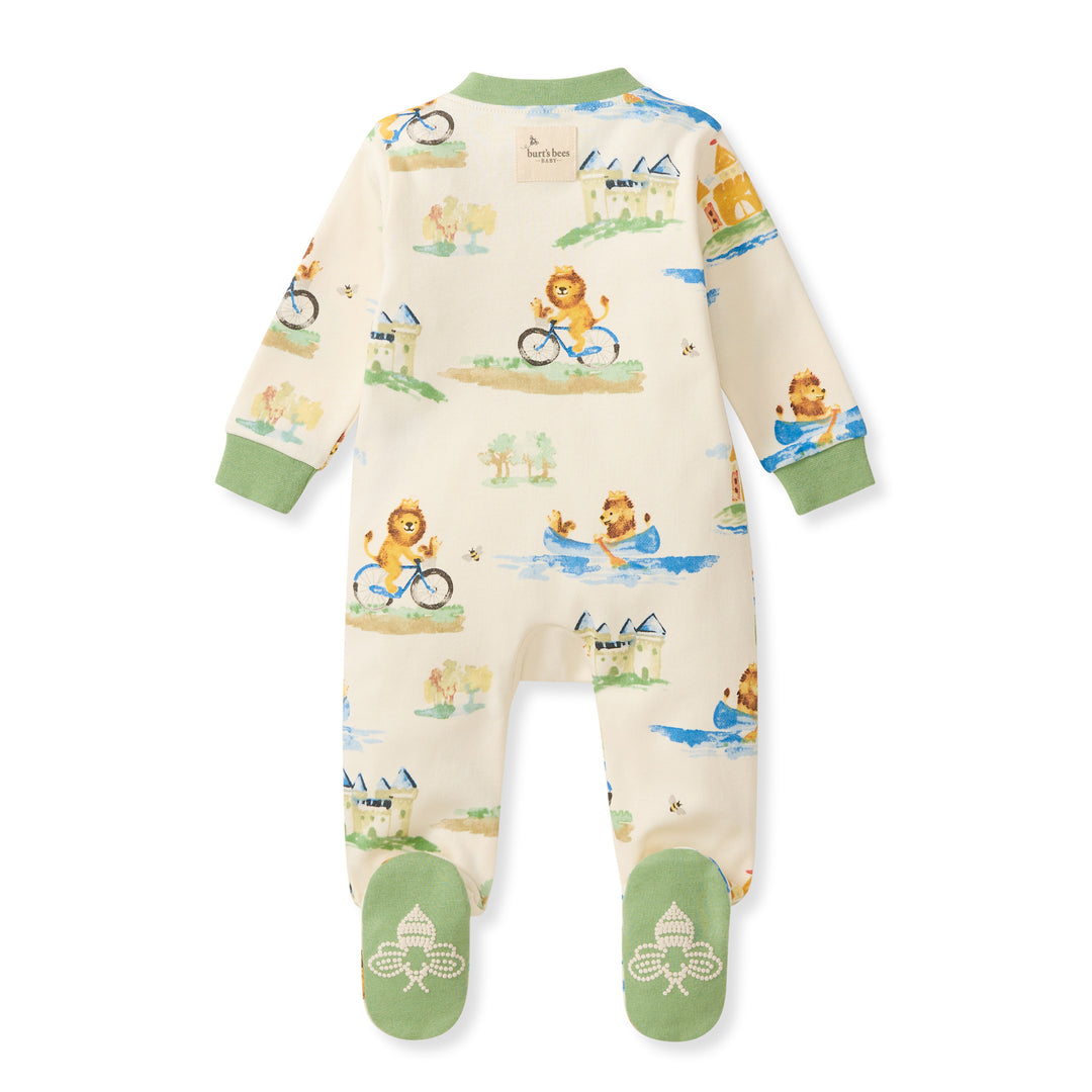 Lion Life Organic Cotton Sleep & Play Footed