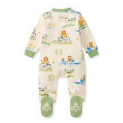 Lion Life Organic Cotton Sleep & Play Footed