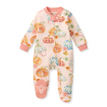 Load image into Gallery viewer, Prettiest Pumpkins Organic Cotton Sleep &amp; Play Footed
