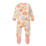 Load image into Gallery viewer, Prettiest Pumpkins Organic Cotton Sleeper Footed