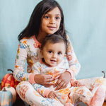 Load image into Gallery viewer, Product Image 2 of Prettiest Pumpkins Organic Cotton Sleeper Footed