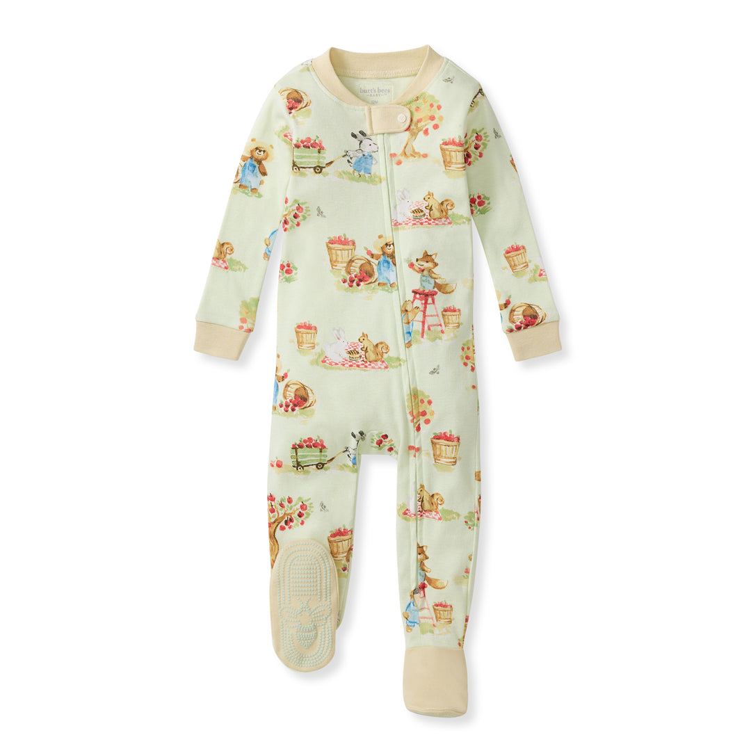 On The Orchard Organic Cotton Sleeper Footed