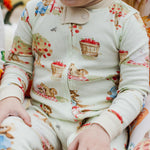 Load image into Gallery viewer, Product Image 1 of On The Orchard Organic Cotton Sleeper Footed