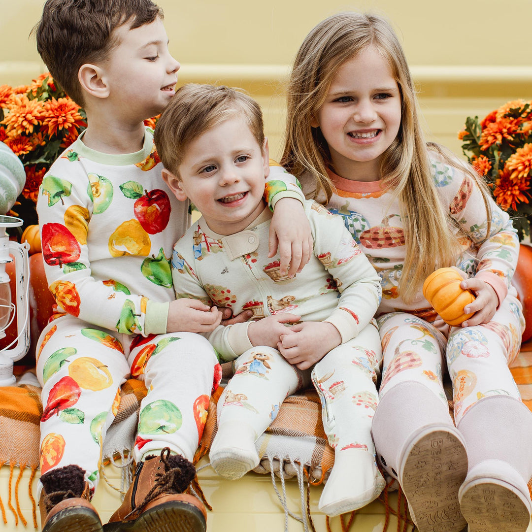 Product Image 3 of On The Orchard Organic Cotton Sleeper Footed