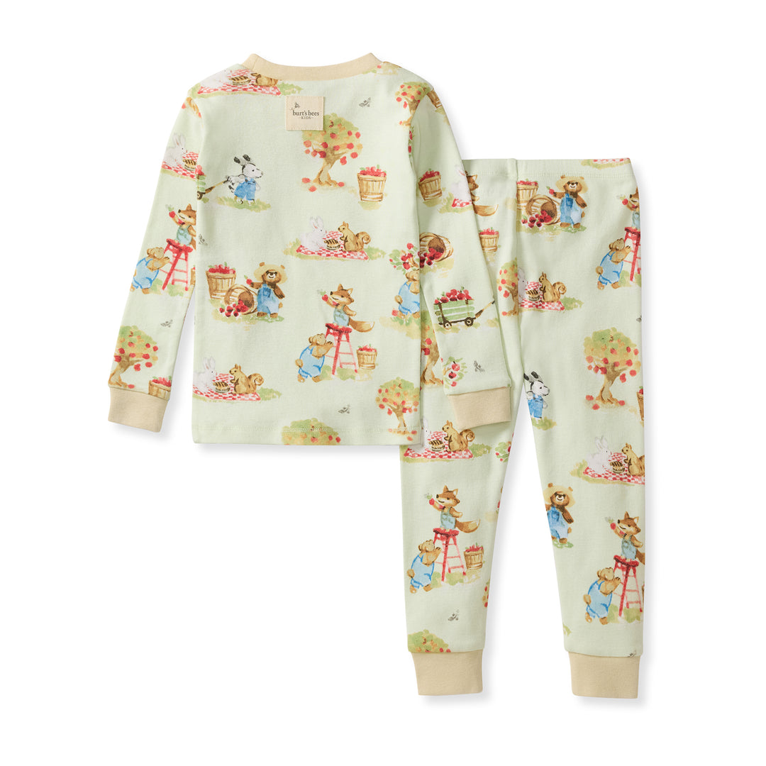 On The Orchard Organic Cotton Two-Piece Pajamas
