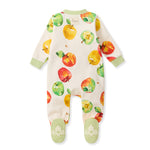 Load image into Gallery viewer, Apple Picking Organic Cotton Sleep &amp; Play Footed
