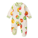 Load image into Gallery viewer, Apple Picking Organic Cotton Sleep &amp; Play Footed