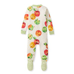 Load image into Gallery viewer, Apple Picking Organic Cotton Sleeper Footed