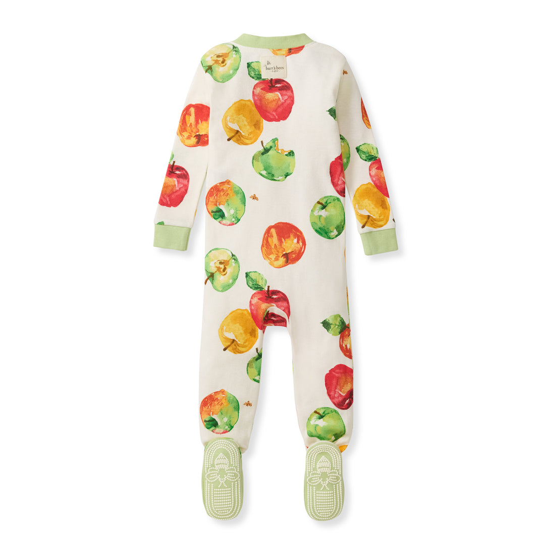 Apple Picking Organic Cotton Sleeper Footed