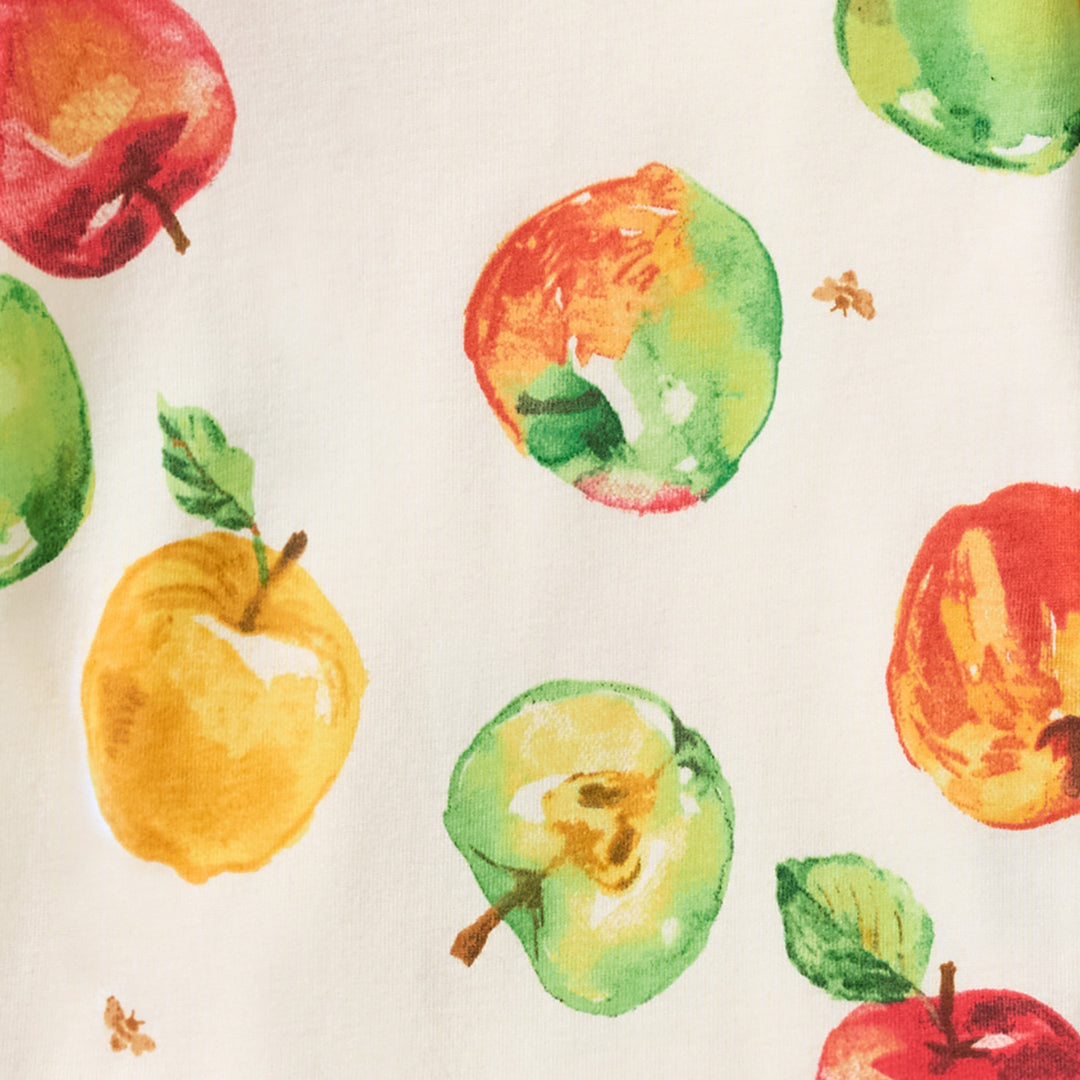 Apple Picking Organic Cotton Swatch