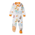 Load image into Gallery viewer, Happy Halloween Organic Cotton Sleeper Footed