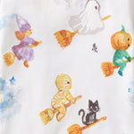 Load image into Gallery viewer, Happy Halloween Organic Cotton Swatch