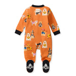 Load image into Gallery viewer, Doggy Dress Up Organic Cotton Sleep &amp; Play Footed