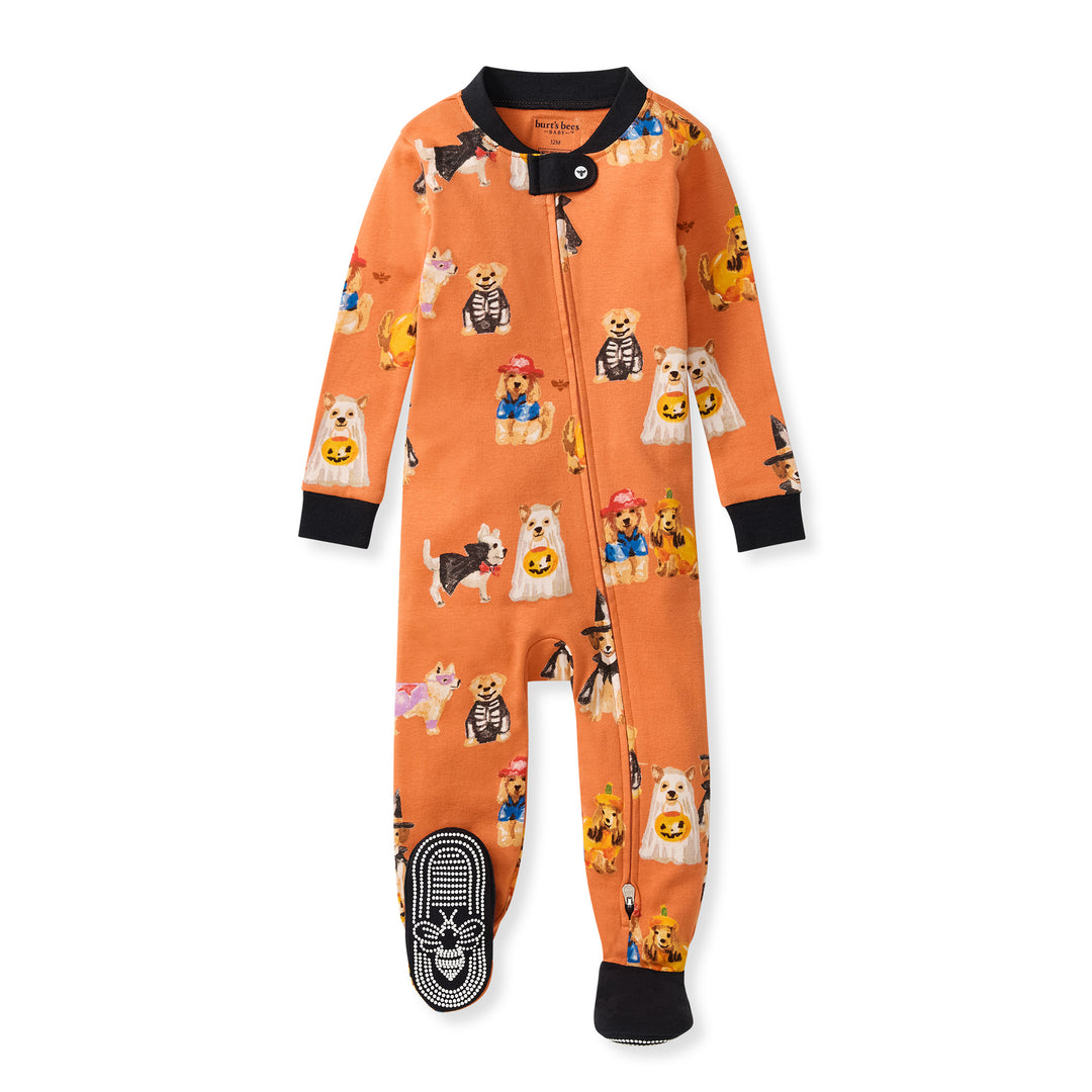 Doggy Dress Up Organic Cotton Sleeper Footed