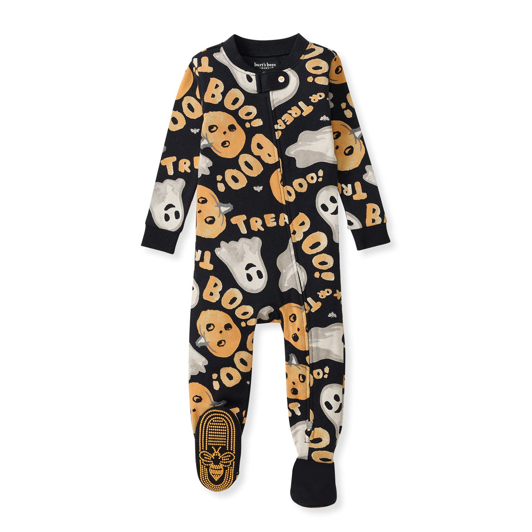 Boo! Organic Cotton Sleeper Footed