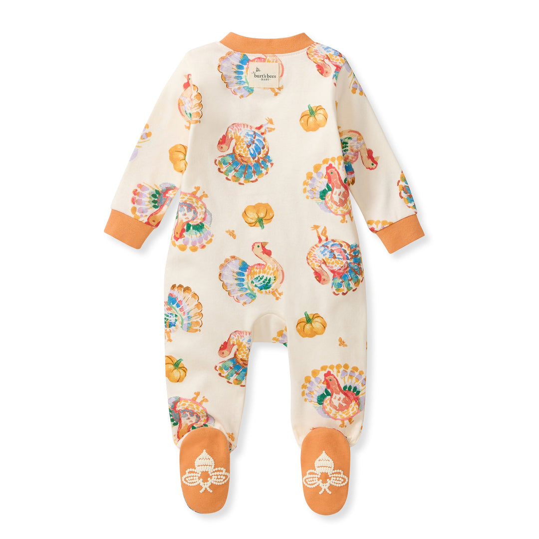 Product Image 2 of Turkey Day Organic Cotton Sleep & Play Footed